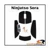 Corepad Mice & Accessories|Soft Grips for Ninjutso Sora - Black