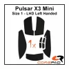 Corepad Mice & Accessories|Soft Grips for Pulsar X3 Mini LHD - Black