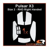 Corepad Mice & Accessories|Soft Grips for Pulsar X3 RHD - White