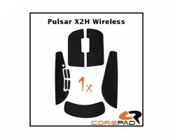 Corepad Mice & Accessories|Soft Grips for Pulsar X2H Wireless - Black