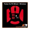 Corepad Mice & Accessories|Soft Grips for Pulsar Xlite Wired/Xlite Wireless/Xlite V2 Wireless - Red