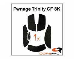 Corepad Mice & Accessories|Soft Grips for Pwnage Trinity CF 8K - Red