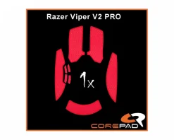 Corepad Mice & Accessories|Soft Grips for Razer Viper V2 Pro Wireless - Red