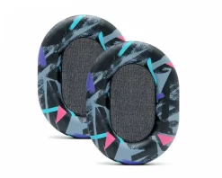 Wicked Cushions Headsets & Audio|Sony XM5 Ear Cushions - PU Upgraded - 90''s Black