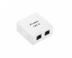 Lanberg Cables & Adapters|Surface Mount 2X RJ4 Cat6