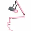 Fifine Headsets & Audio|TAM8 Dynamic Gaming Microphone and Boom Arm - Pink