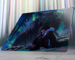 Tekkusai Mousepad|The Guardian Glass Mousepad - Limited Edition