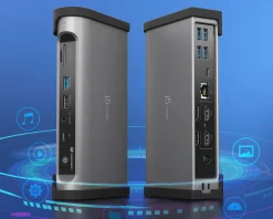 j5create Cables & Adapters|Storage Devices|Thunderbolt 4 Quad Display Docking Station