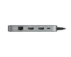 Deltaco Cables & Adapters|Storage Devices|Transparent USB-C Docking Station - 10 ports