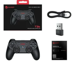 GameSir Controls For Mobile|T3S Multi-Platform Wireless Controller - Black (PC/Android/Switch/iOS)
