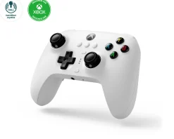8Bitdo Controls For Mobile|Xbox|Ultimate 3-mode Controller Xbox Hall Effect Edition - White