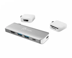 j5create Cables & Adapters|Storage Devices|ULTRADRIVE Kit - USB-C Dual-Display Modular Dock