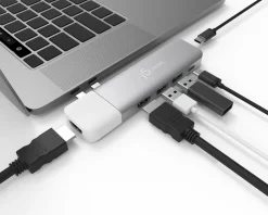 j5create Cables & Adapters|Storage Devices|ULTRADRIVE Kit - USB-C Dual-Display Modular Dock