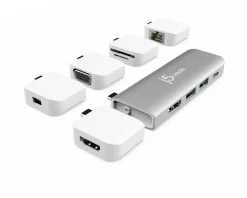 j5create Cables & Adapters|Storage Devices|ULTRADRIVE Kit - USB-C Multi-Display Modular Dock