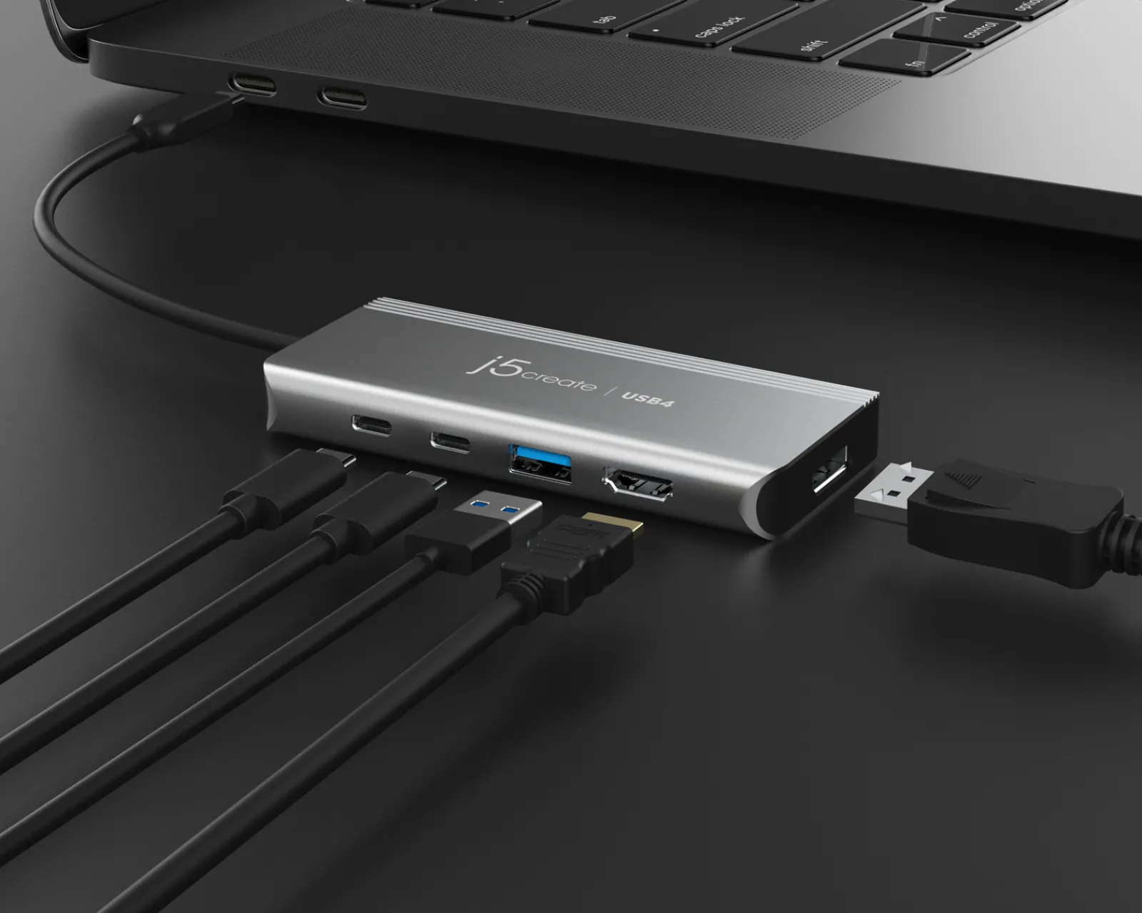 j5create Cables & Adapters|USB4 Dual 4K Multi-Port Hub