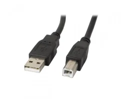 Lanberg Cables & Adapters|USB-A to USB-B 2.0 Cable Black (0.5 Meter)