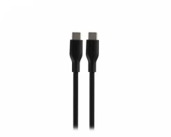 Deltaco Cables & Adapters|Cables & Adapters For Mobile|USB-C Charging Cable 60W Silicone - Black - 1,5m