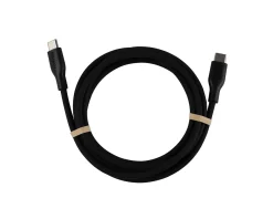 Deltaco Cables & Adapters|Cables & Adapters For Mobile|USB-C Charging Cable 60W Silicone - Black - 1,5m
