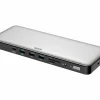 Deltaco Cables & Adapters|Storage Devices|USB-C Docking Station with 15 Ports - Grey