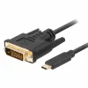 Lanberg Cables & Adapters|USB-C to DVI-D Cable Black - 1.8m