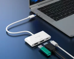 j5create Cables & Adapters|USB-C to 4K HDMI Adapter - USB-A - USB-C 100W PD