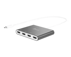 j5create Cables & Adapters|USB-C to 4-Port HDMI Multi-Monitor Adapter