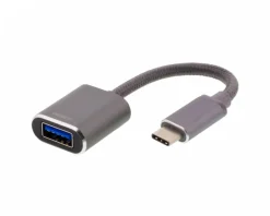 Deltaco Cables & Adapters For Mobile|Cables & Adapters|USB-C to USB-A OTG adapter - Aluminum