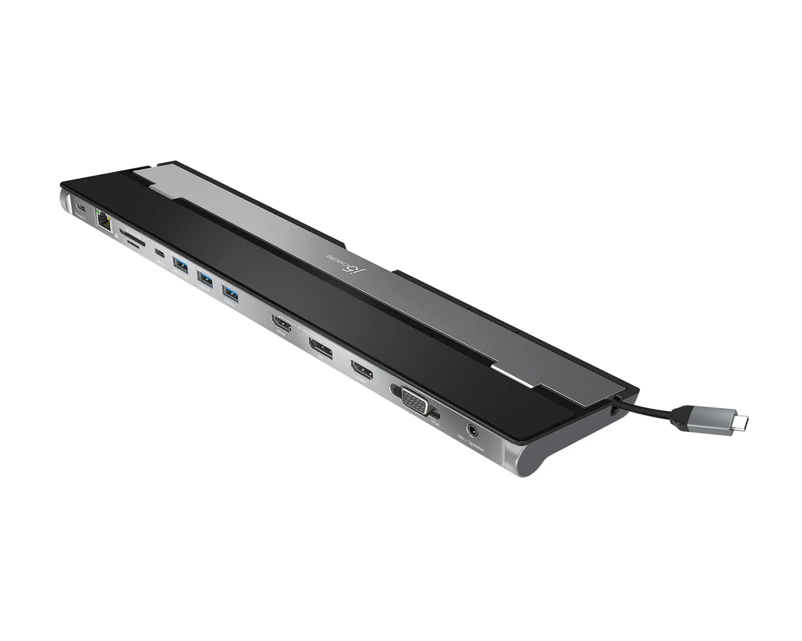 j5create Cables & Adapters|Storage Devices|USB-C Triple Display Docking Station - 100W PD Adapter