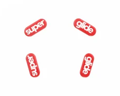 Superglide Mice & Accessories|Version 2 Glass Skates for Logitech G304/G305 - Red