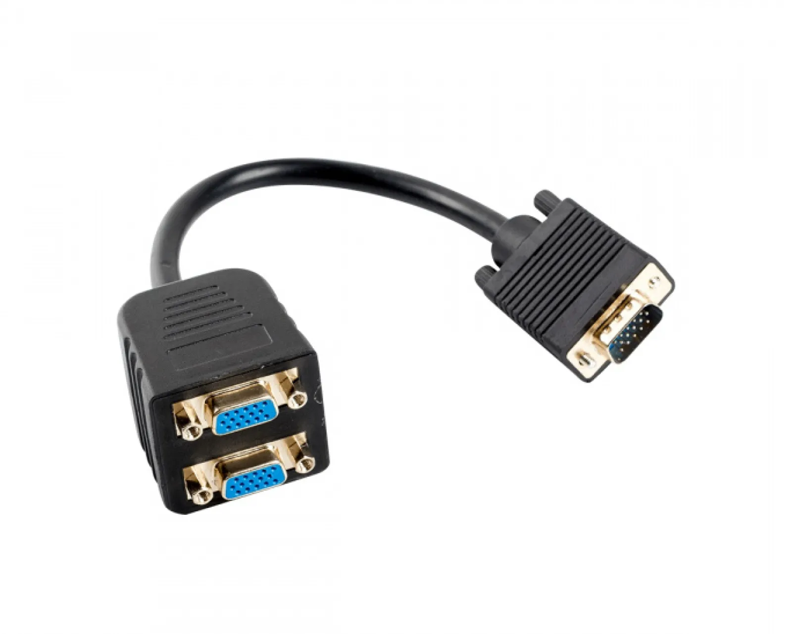 Lanberg Cables & Adapters|VGA, Male to VGA, Female 2x adapter 20cm