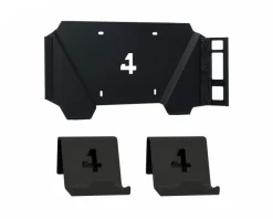 4mount Playstation|Wall Mount Bundle for PS4 Pro - Black