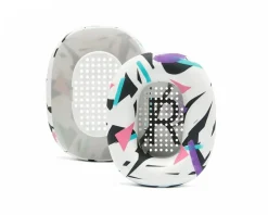 Wicked Cushions Headsets & Audio|WC SweatZ Max Ear Cushion Covers - 90''s White