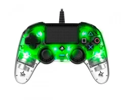 Nacon Playstation|Gamepad|Wired llluminated Compact Controller Green (PS4/PC)