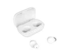 STREETZ Headphones|Wireless In-Ear Headphones with Charging Case, TWS - White