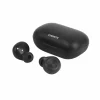 STREETZ Headphones|Wireless In-Ear Headphones with Charging Case, TWS - Black