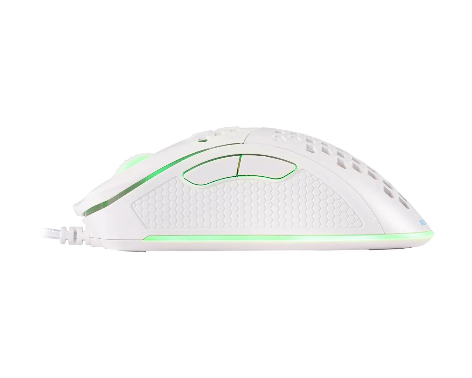 Deltaco Gaming Mice & Accessories|WM75 Ultra-Light RGB Gaming Mouse - White