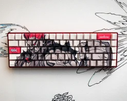 Higround Keyboards & Accessories|x Street Fighter Base 65 Keyboard - Akuma (Monochrome) - Limited Edition