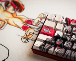 Higround Keyboards & Accessories|x Street Fighter Base 65 Keyboard - Akuma (Monochrome) - Limited Edition