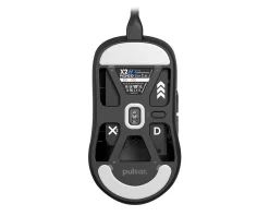 Pulsar Mice & Accessories|X2H Medium Wired Gaming Mouse - Black