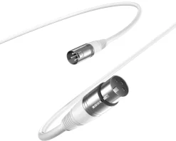 Fifine Cables & Adapters|Headsets & Audio|XLR Cable - 3pin - 1.8 Meter - White