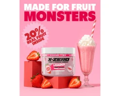X-Gamer Drinks & Energy|X-Zero Loaded Strawberry - 40 Servings