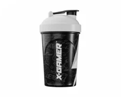 X-Gamer Drinks & Energy|X-Zero Shaker 500ml - Black & Gray