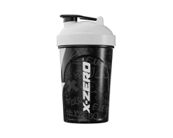 X-Gamer Drinks & Energy|X-Zero Shaker 500ml - Black & Gray