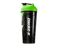 X-Gamer Drinks & Energy|X-Zero Shaker 700ml - Black & Green