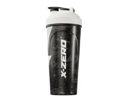 X-Gamer Drinks & Energy|X-Zero Shaker 700ml - Black & Gray