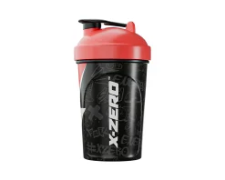 X-Gamer Drinks & Energy|X-Zero Shaker 500ml - Black & Red